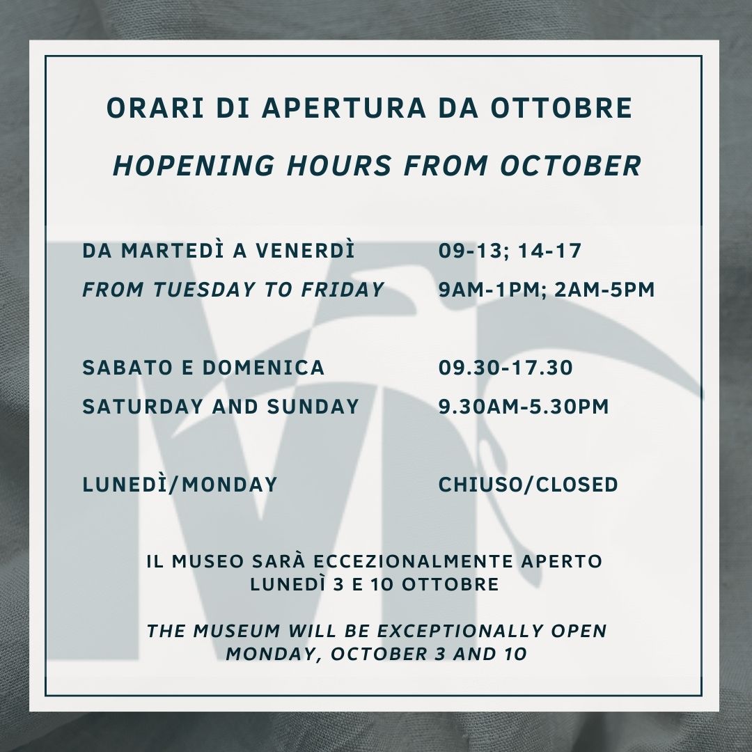 Orari di apertura da ottobre
